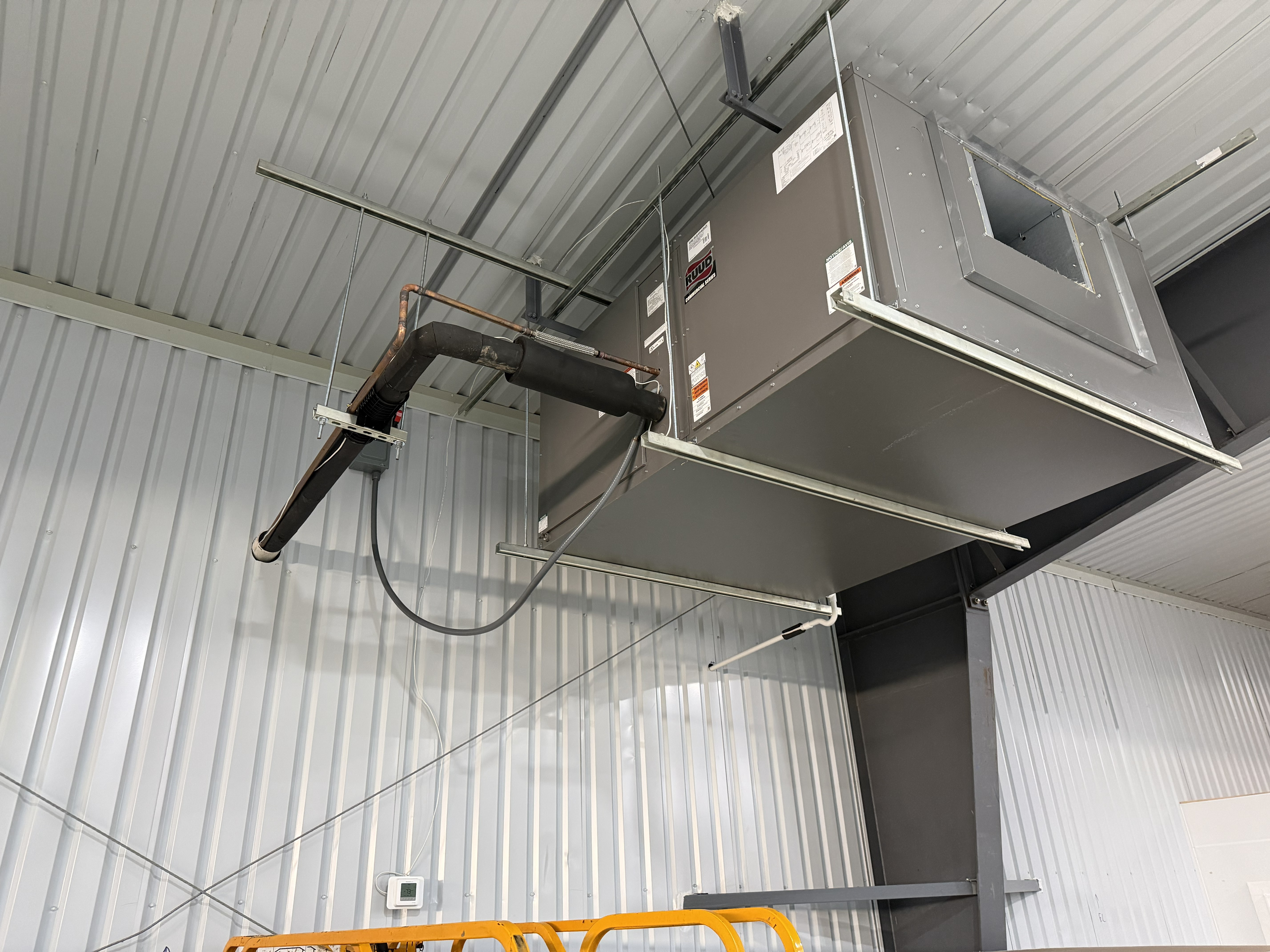 Production plant HVAC system